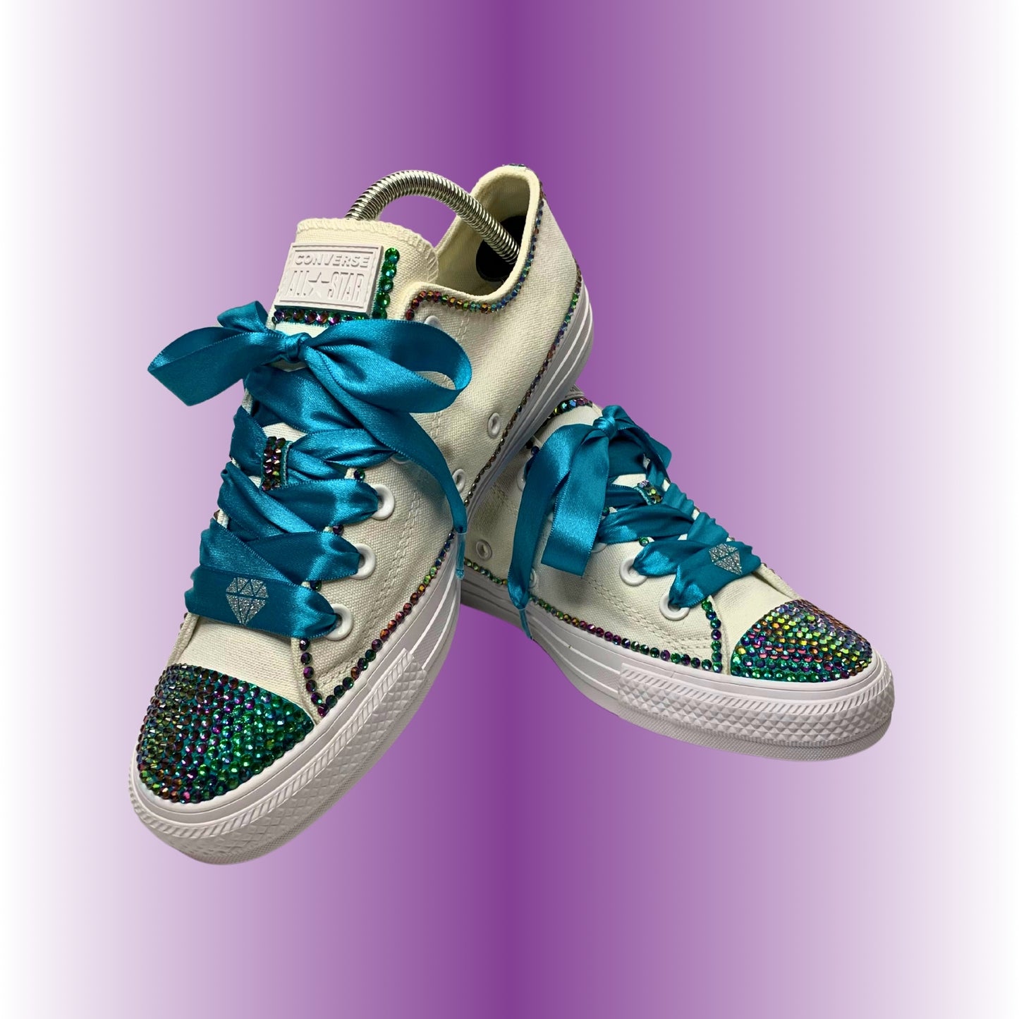 Colorful Partial Bling Converse