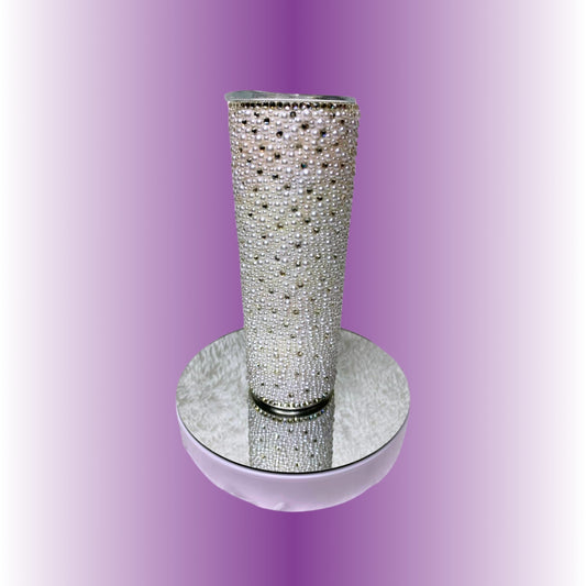 Pearl & Rhinestone Tumbler
