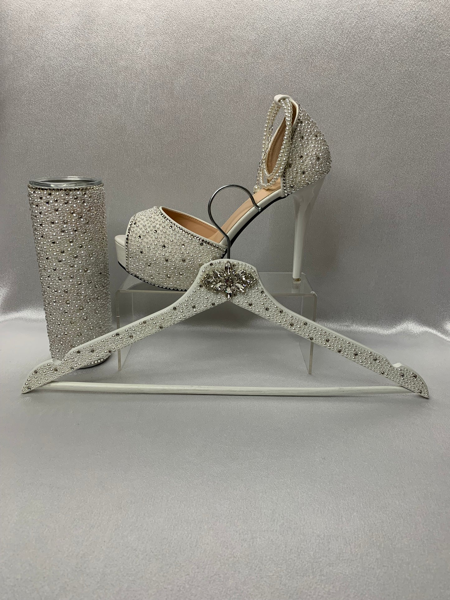 Bride Heels, Tumbler & Hanger Bundle