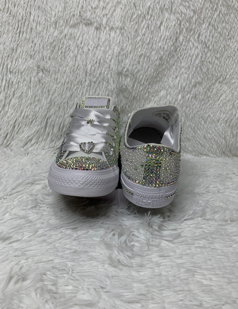 Pearl & Crystal AB Bling Converse