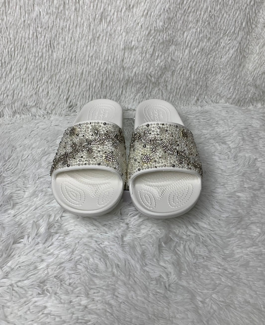 Wedding Croc Slides
