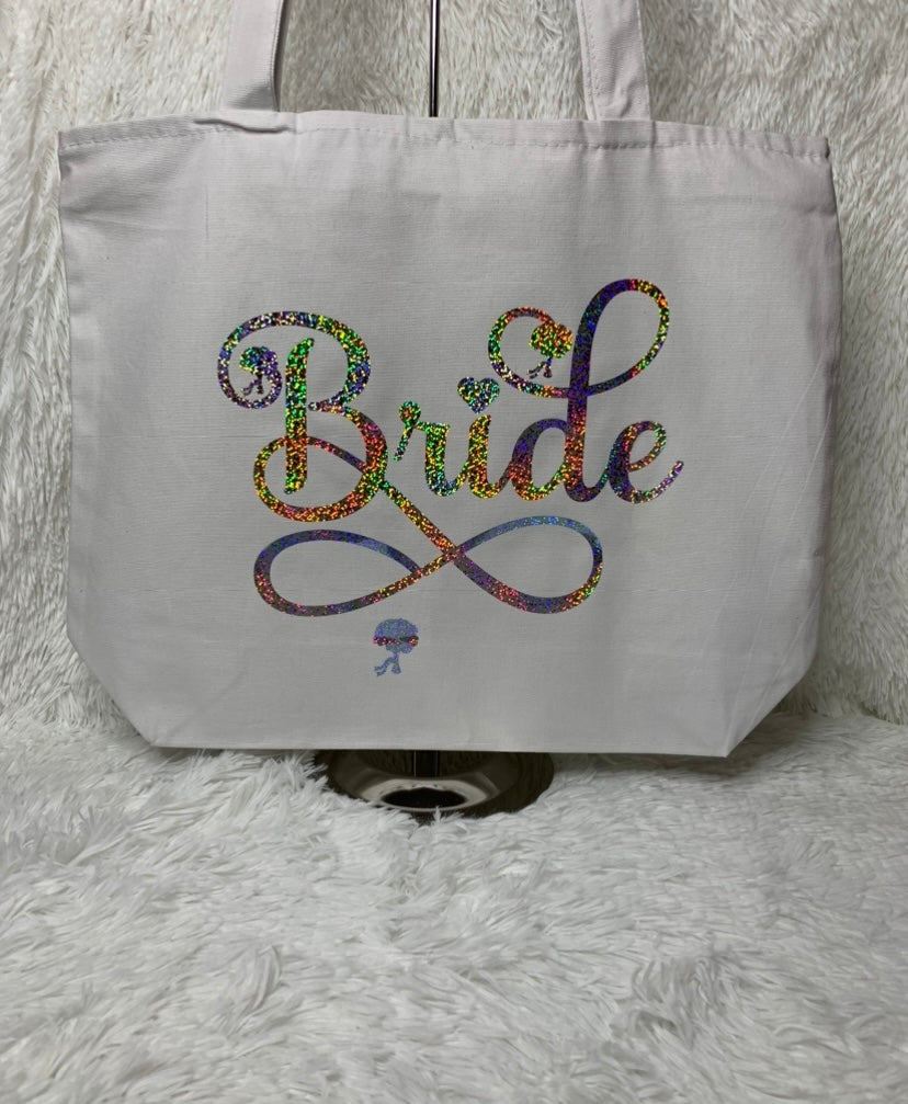 Custom Bridal Party Tote Bags