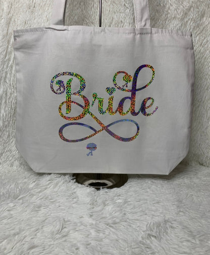 Custom Bridal Party Tote Bags