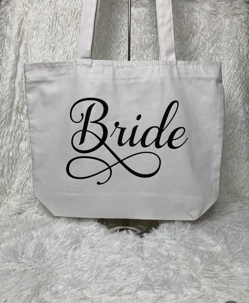 Custom Bridal Party Tote Bags
